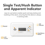 IMOU Smart Standalone Carbon Monoxide Alarm Indoor CO Detector with Replaceable Battery 85DB Buzzer Informative LCD display