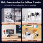 New X93 Magnetic Car Phone Holder 360 degree Rotation Vacuum Adsorption Strong Suction Holder for Mobile Phone Car Bracket