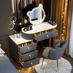 Modern Luxury Vanity Table Storage European Big Study Corner Women Organizer Dressing Table Girl Penteadeira Chinese Furniture