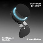 For Tesla Model 3 2019-2022 Model Y Steering Wheel Magnetic Phone Holder Auto Phone Mount Stand For Apple  Huawei Smart Phone