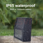 Tuya Smart Zigbee Rain Sensor With Light Detector Solar Operated IP65 Outdoor Waterproof Rain Detector Smart life Remote Control