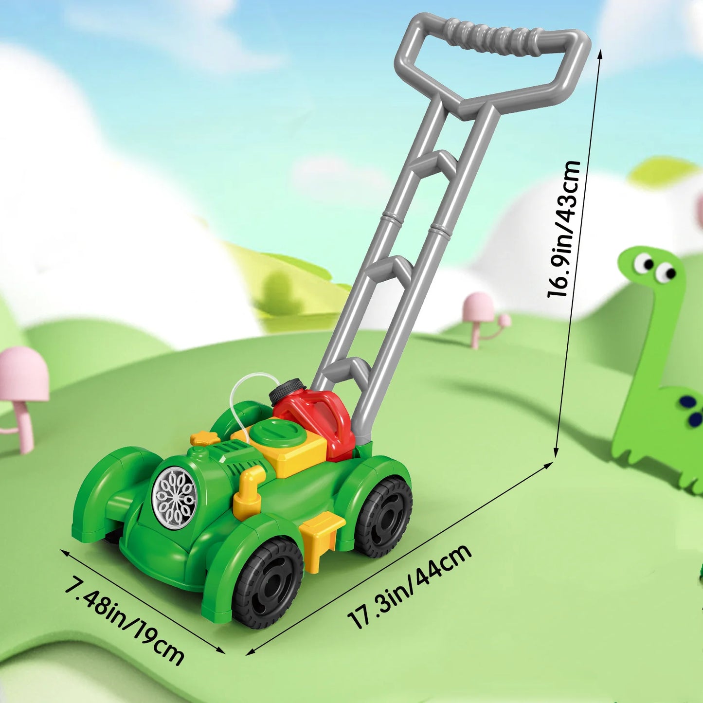 Electric Bubble Lawn Mower Car for Kids - Outdoor Fun