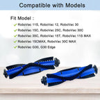 Rolling Brush Compatible with Eufy RoboVac 11S, 30C, G30, 30, 11S MAX, 30C MAX, 15T, 15C, 12, 35C, 15C MAX, G30, G30 Edge Roboti