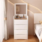 Internet Celebrity Cream Style Dressing Table, Modern Simple Multi-functional Dressing Table, Including Dressing Stool