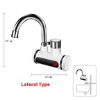 saengQ Electric Water Heater 220V Kitchen Faucet Tankless Instant Heating Water Tap Flowing Heated Mixer Digital Display
