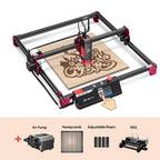 AlgoLaser DIY KIT MK2 10W for New Beginner Wood Engraving Mini Machine for DIY Crafting Glass Leather Engraving Area 400X435MM