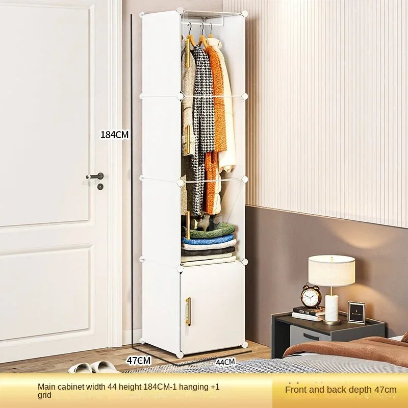 NEW Wardrobe Clothes Cabinets Dressers Cube Storage Locke Closet Plastic Collapsible Sturdy Home Bedroom Foldable Furniture
