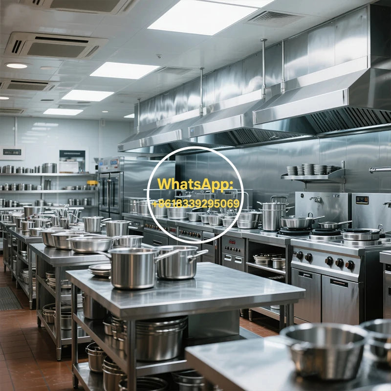 Professional Commercial Restaurant Kitchen Equipment Stainless Steel Electric Burner 6L Capacity Complete Set