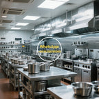 Professional Commercial Restaurant Kitchen Equipment Stainless Steel Electric Burner 6L Capacity Complete Set