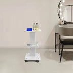 Multifunctional Beauty Hairdressing Instruments Rolling Utility Cart With 4 Wheels Multi Purpose Storage Rack Max Load 40 88Lbs