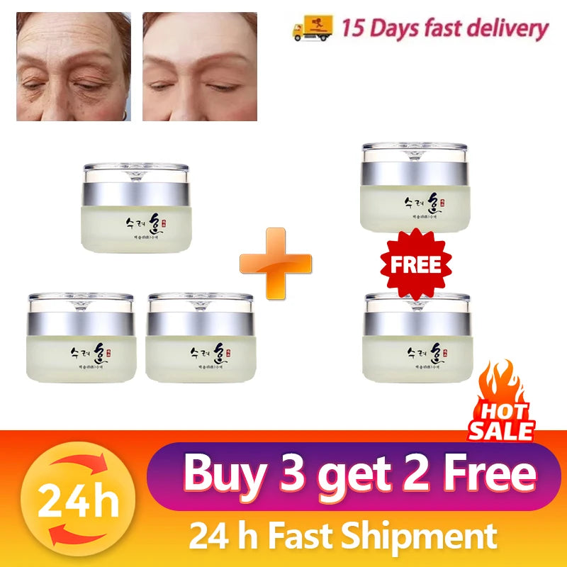 Korean Whitening Skincare Cream Collagen Anti-Wrinkle Firming Face Cream Deep Hydration to Fade Fine Lines and Lift Anti-Aging