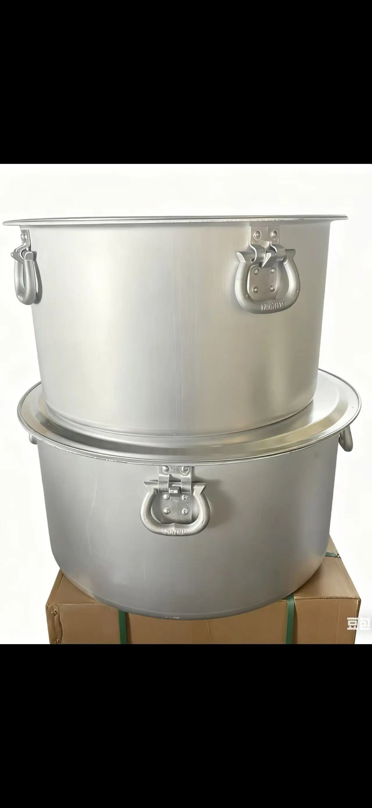 Kitchen 35-50cm 7PCS aluminum alloy cooking pot American large capacity panel cooker set casserole commercial
