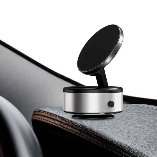 Versatile Magnetic Vacuum Suction Cup Phone Holder for MagSafe Phones
