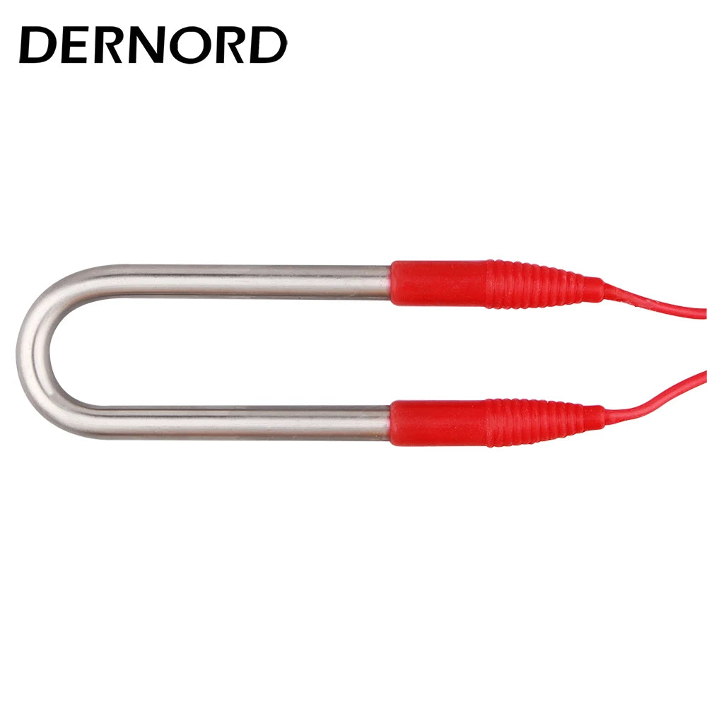 DERNORD 12v Submersible Heating Pipe for Pool Immersion Electric Tubular Heater for Water Bucket DC Heating Element 150w/200w