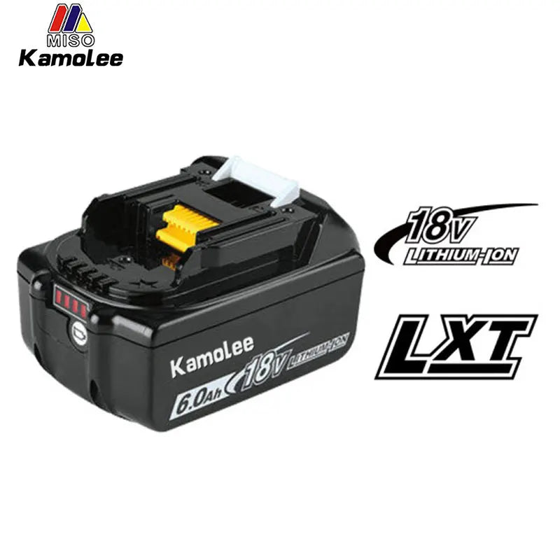 Kamolee 18V 6000mAh Li-ion Battery BL1860 Hand drill Battery Power tools Support Kamolee tools