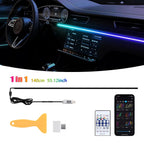Symphony Car Atmosphere Light Automatic OFF Module 30 Seconds Glove Box USB Expansion Dock Ambient Lamp For Tesla Model 3 Y S X