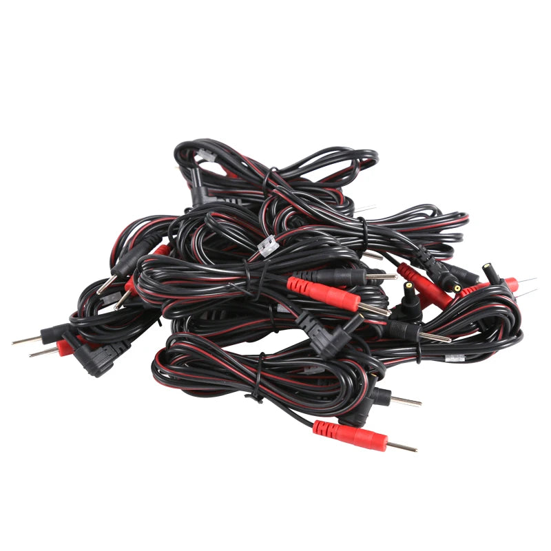 Electrode TENS Unit Lead Wires Connector Cables Relaxation Electrode Lead Electric Shock Wires Cable For Ems massager Therapy