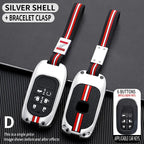 for Honda CR-V Civic Accord HR-V CR-V CRV HRV Fit City Odyssey XRV Hrv Metal Car Key Cover Fob Case Shell 2023 2024