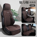 All-Season Linen Car Seat Covers Universal Fit for Sedans SUVs Trucks - Breathable Durable Comfortable Interior Accessories