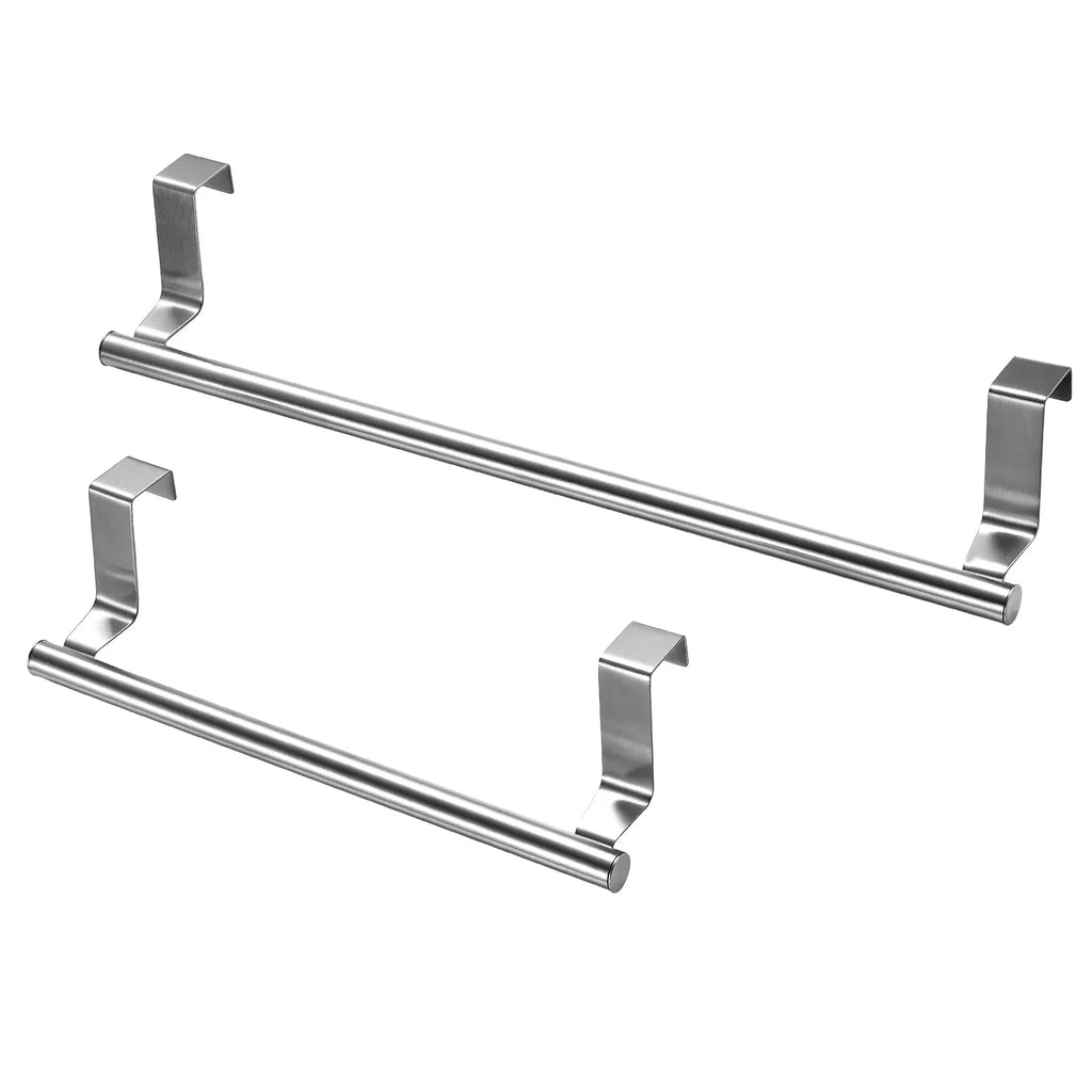 Stainless steel wall mounted kitchen storage rack Towel rack Behind cabinet door storage rack Towel hook