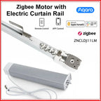 Aqara Smart Zigbee Curtain Drive Motor ZNCLDJ11LM with Electric Curtain Rail Track Set Mi Homekit APP Automatic Control System