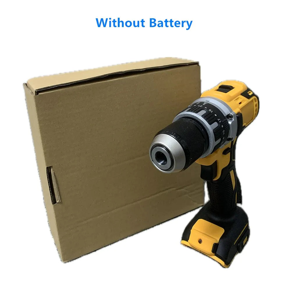 Fit For Dewalt 20V Battery Brushless Hammer Drill 3in1 Electric Screwdriver Cordless Impact Drill  Power Tools