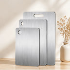 Kitchen Countertop Organizer 3Pcs Stainless Steel Double Sided Pads Rustproof Wear Resistant Table Protection Mats Indoor Use
