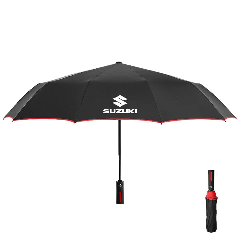 Car Automatic Folding Windproof Sunshade Umbrella For Suzuki S-Cross Swift SX4 Vitara Jimny Grand-Vitara Alto Ciaz Accessories