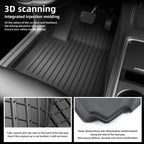 LUCKEASY For Tesla Model Y Floor Mat TPE Waterproof Wear-resistant Protective Mat Model 3 Foot Pad Car Interior Accessories