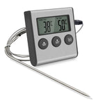 Tp700 Digital Remote Wireless Food Kitchen Oven Thermometer Probe For BBQ Grill  Oven Meat Timer  Temperature  Manually Set