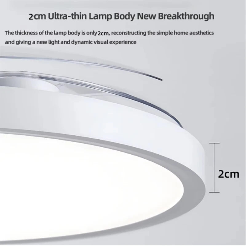 Intelligent Invisible Ceiling Fan Lamps Bedroom Study Living Room Ligh