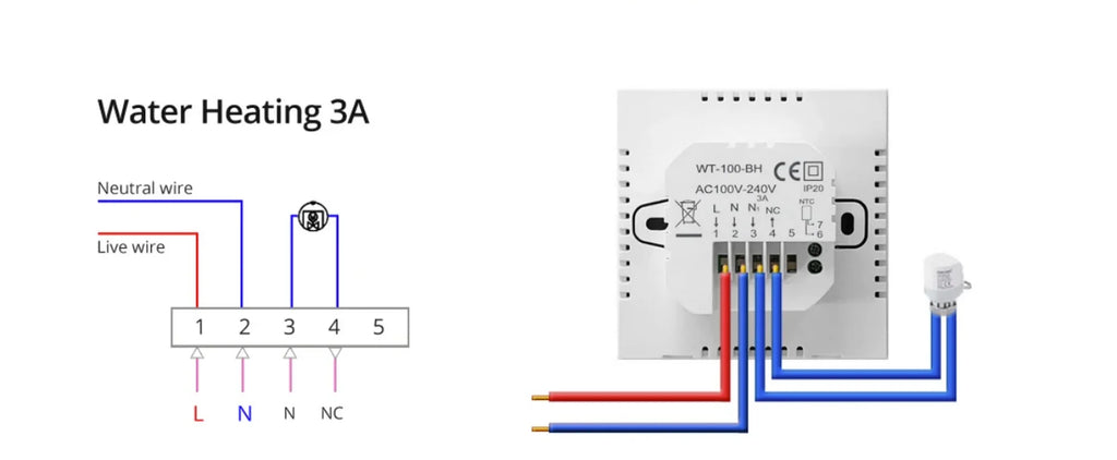 Tuya Smart Thermostat For Underfloor Heating Wifi Thermostat  Floor Heating Controller Warm Floor Temperature Controller Alexa