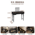 Makeup Organizer Vanity Table Modern Decor Drawer Storage Dressing Table Aesthetic Light Mirror Dressers Bedroom