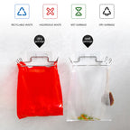 Kitchen Trash Rack Cabinet Door Garbage Bags Holder Stainless Steel Closet Garbage Storage Holder Garbage Hanger Cupboard Stand