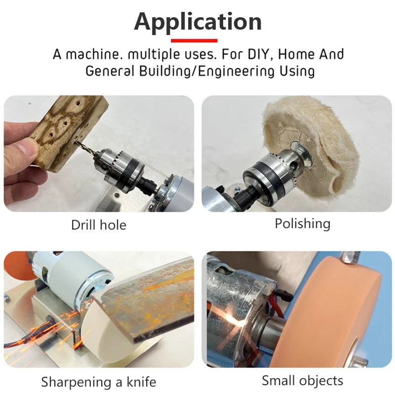 Small grinding machine, table grinding, coarse and fine double grinding wheels, household small electric grinding, polishing