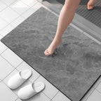 Modern Bathroom Mat Diatomite Bath Mats Non-slip Bathtub Side Rugs Marble Pattern Shower Rug Super Absorbent Carpet Home Decor