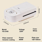 650W Electric Sandwich Maker Timing Waffle Maker Automatic Non-sticky Toaster Multifunctional Fast Breakfast Maker Kitchen tools