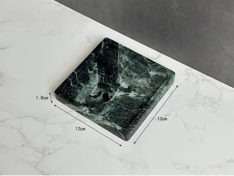 Luxury Marble Bath Set: Shampoo Bottles, Tray & Canister Organizer, Natural Stone Accessories for Home & Hotel Bathroom Decor