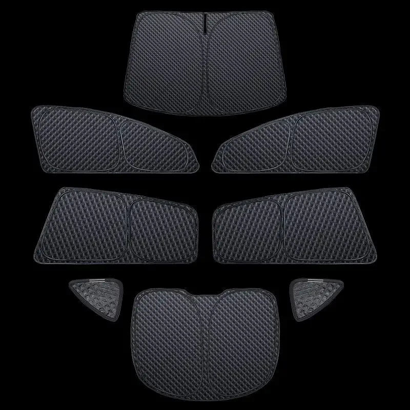 For Tesla Model 3 Highland 2024 Sunshade Accessories Silver Thick Sun Shade Tesla Model Y Juniper 2025 Window Windshield Shading