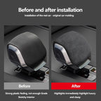 Italy Super Suede Car Gear Shift Knob Cover For Land Rover Velar Discovery 5 Discovery Sport Range Rover For Jaguar F-pace