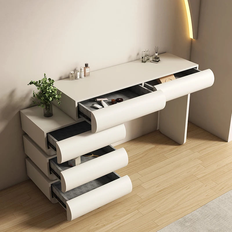 Cream-style Dresser Closet Drawers Beige Luxury White Dressing Table Living Room Unique Comoda Pra Quarto Furniture Home