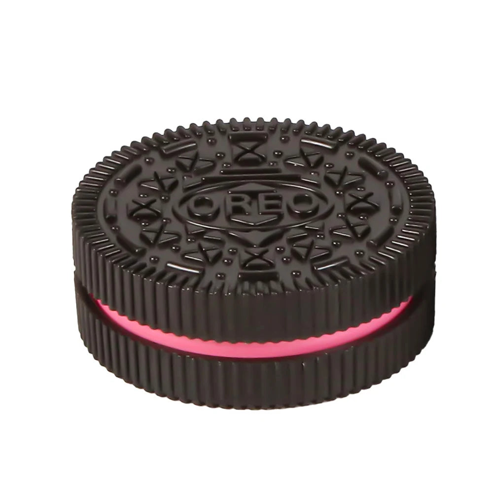 60MM Herb Grinder Plastic Cookie Biscuit  Crusher Hand Muller Cigarette Chocolate Grinder Crusher Tobacco Smoking