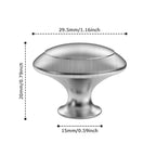 Stainless Steel Door Knobs Drawer & Cabinet Pull Handles Kitchen Cupboard Knobs Furniture Hardware Accessory