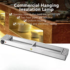 Kitchen equipment hanging catering food heating lamp electric heater hanging restaurant self-service food heating lamp