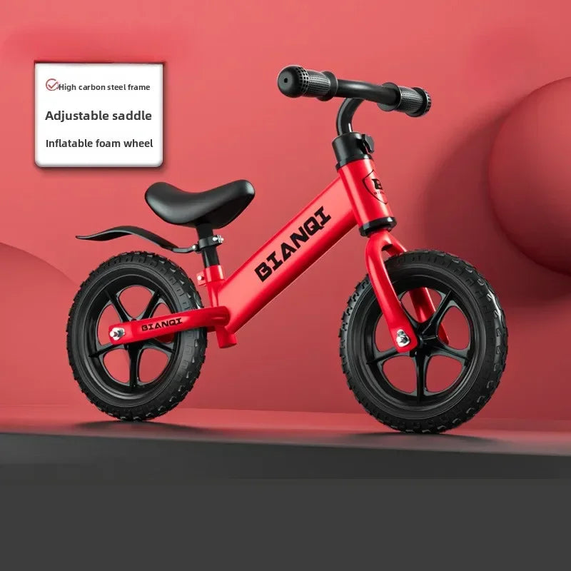 New children's balance bike, pedal bicycle, 2-3-4 years old baby sliding bike, learning walker, sliding bike