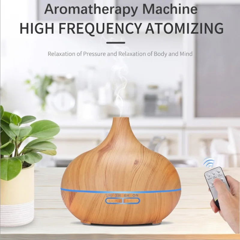Ultrasonic Cool Mist Onion Humidifier Remote Control Oil Diffuser Colo
