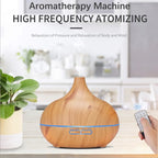 Ultrasonic Cool Mist Onion Humidifier Remote Control Oil Diffuser Colo