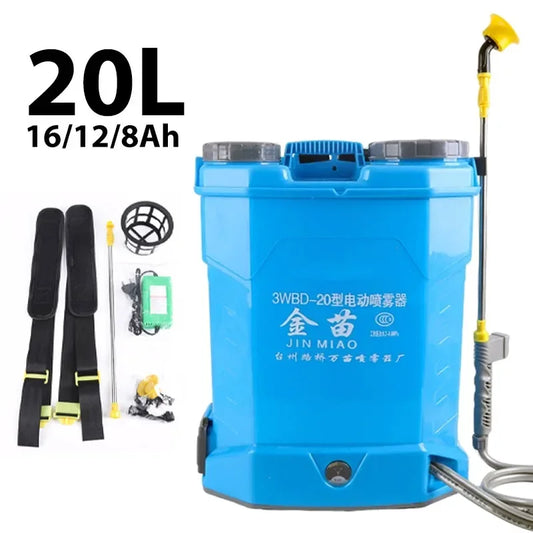 20L Electric Sprayer Agricultural Blower Intelligent Pesticide Dispenser Garden Irrigation Sprayer Rechargeable Lithium Battery