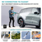 Cordless 18V Pressure Washer Gun for Car – 2-Battery Kit