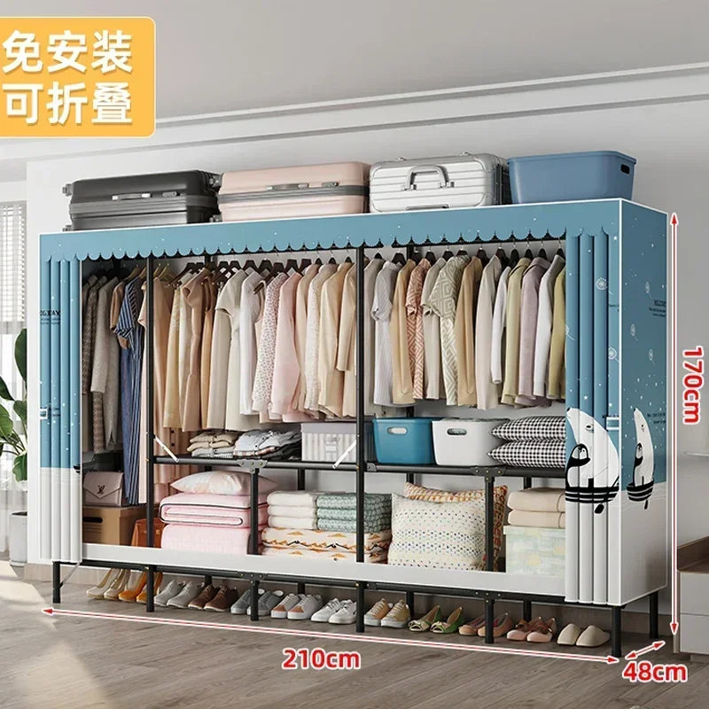 Storage Locker Dressers Folding Portable Cabinets Living Room Garden Furniture Set Clothes Closet Wardrobe Organizers Versatile